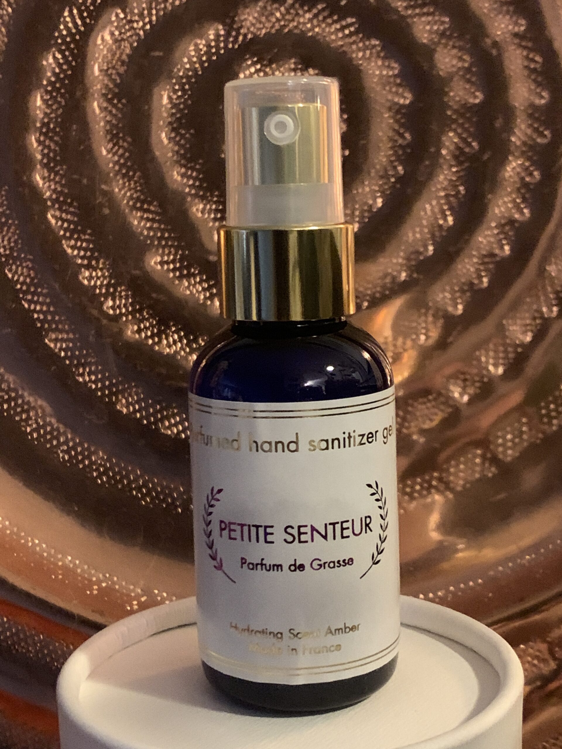 Petite Senteur perfumed hand sanitizer gel