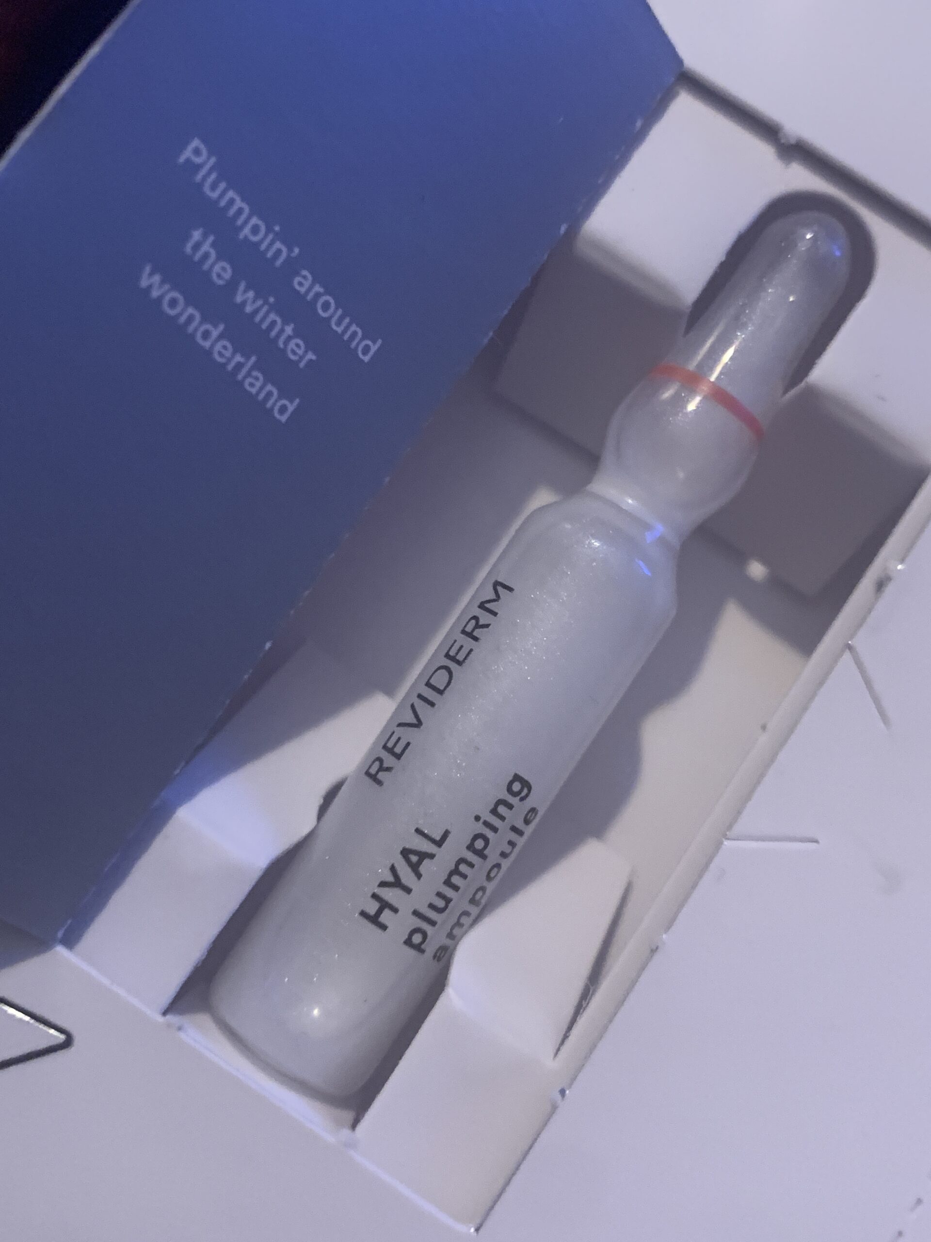 Reviderm HYAL plumping ampoule