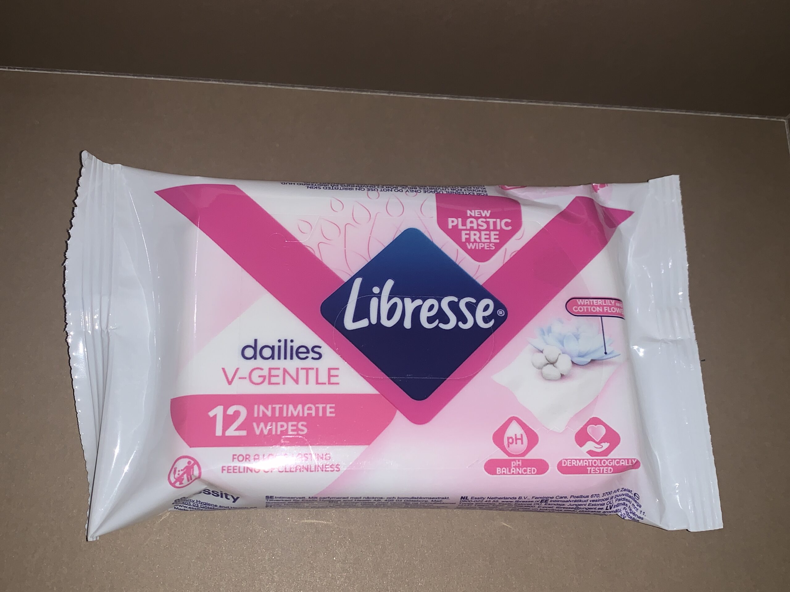 Libresse dailies v-gentle intimate vipes