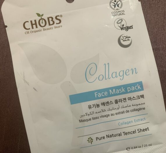 Chobs Collagen face mask pack