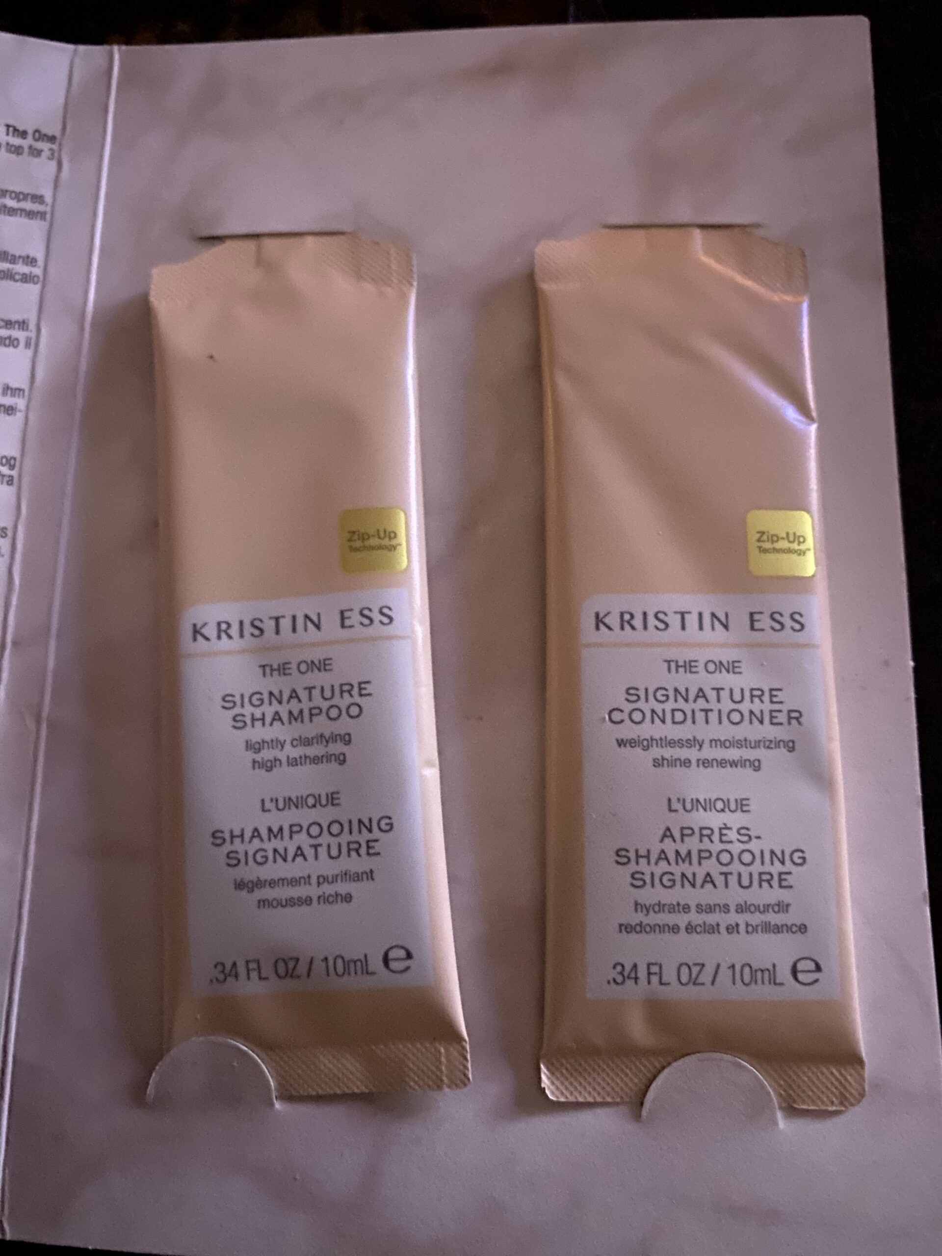 Kristin Ess signature shampoo & conditioner
