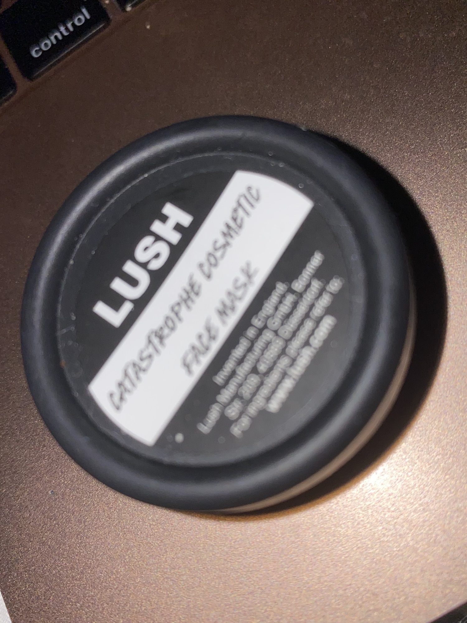 Lush catastrophe cosmetic face mask