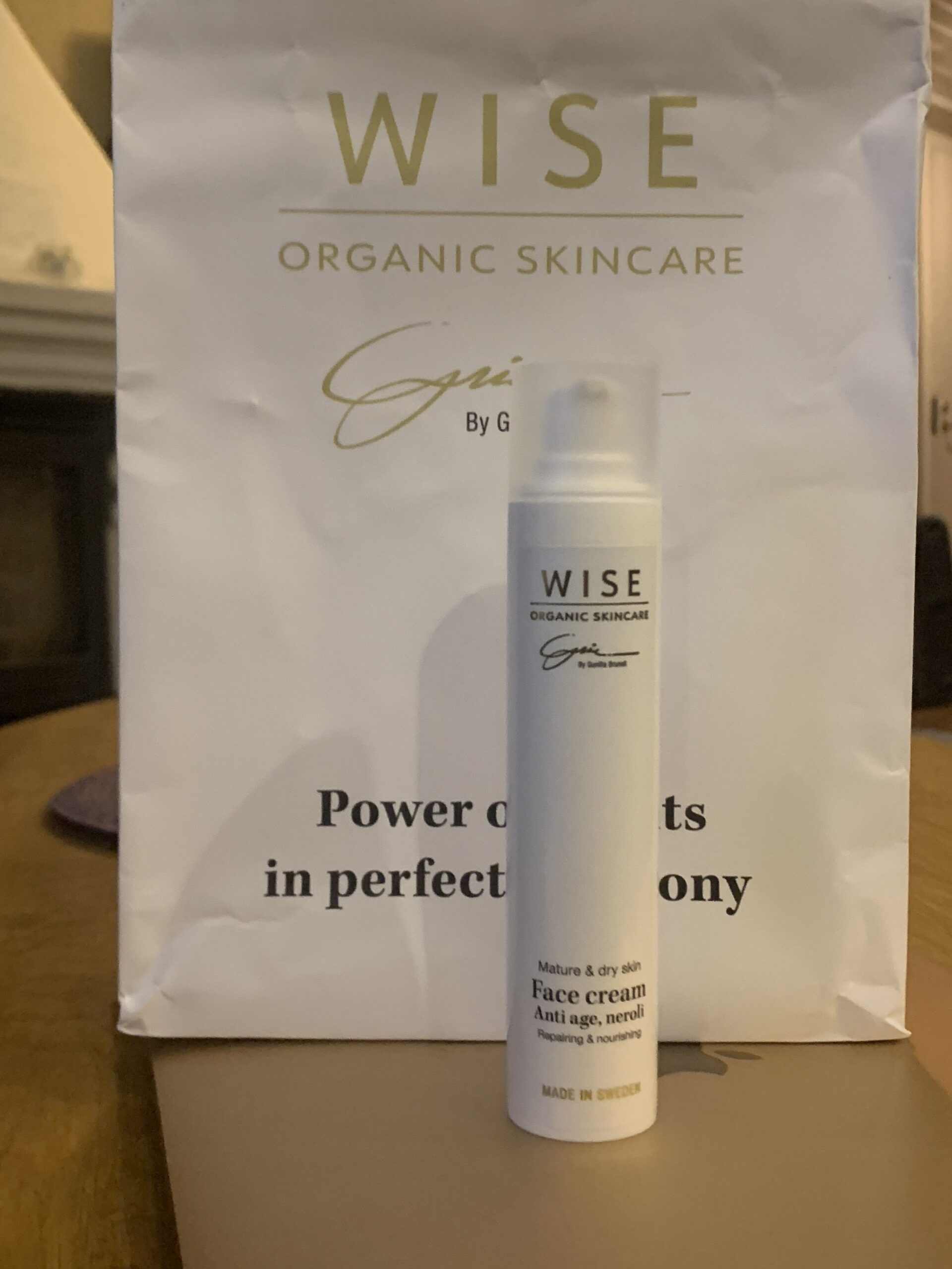 Wise Organic Skincare Face Cream Anti Age neroli