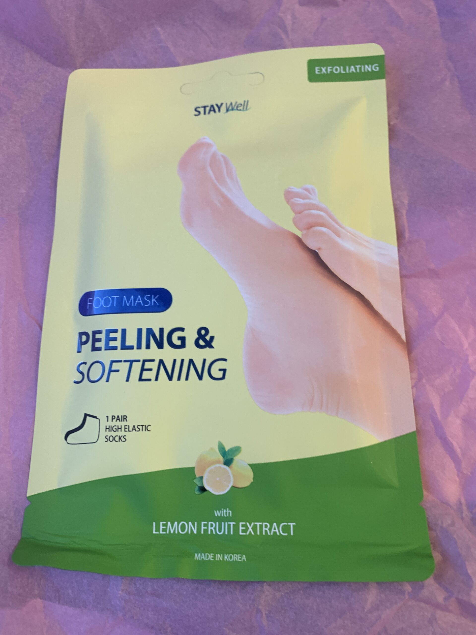 Foot mask peeling & softening Stay Well