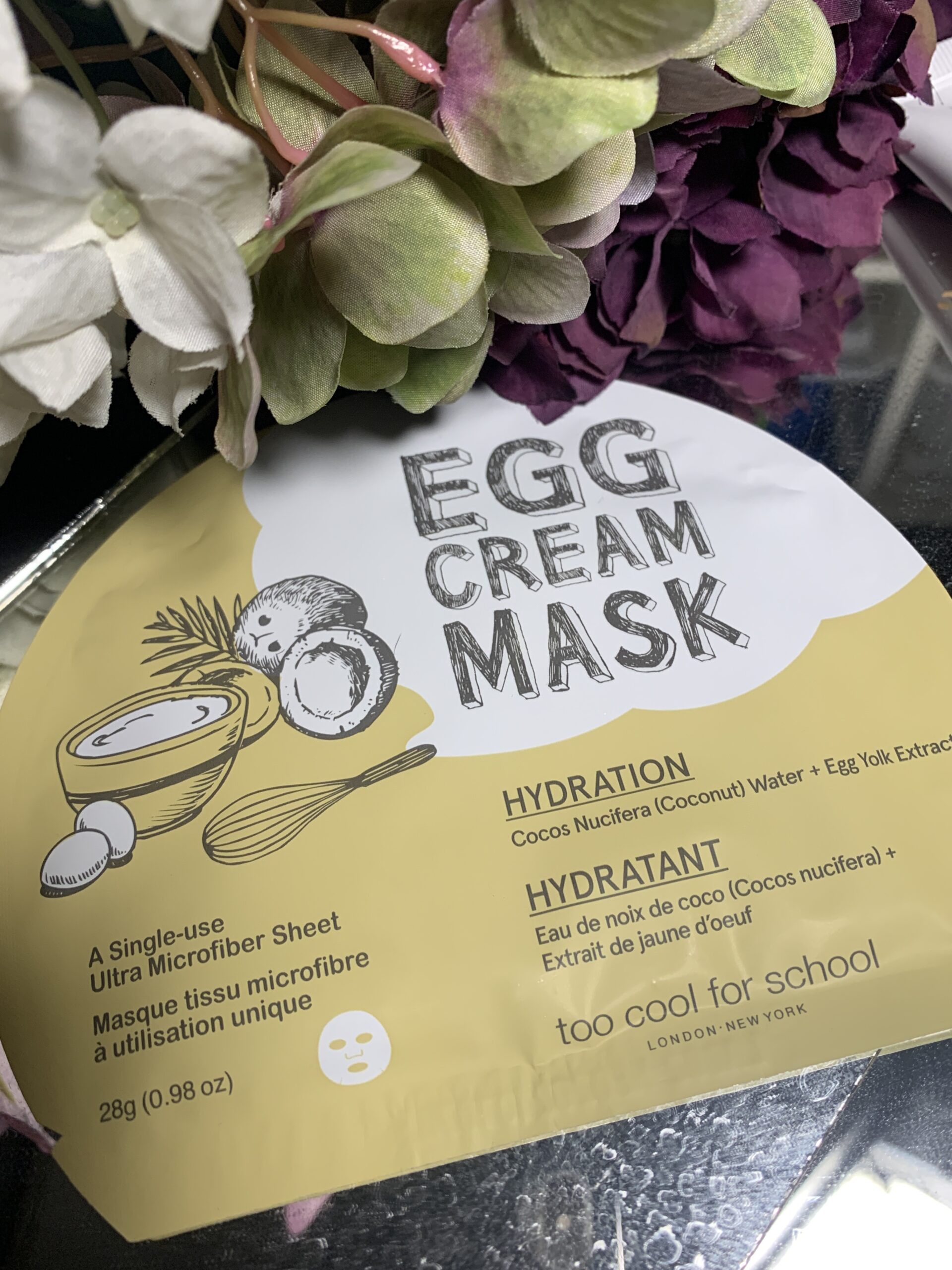 Egg Cream Mask – too cool for school