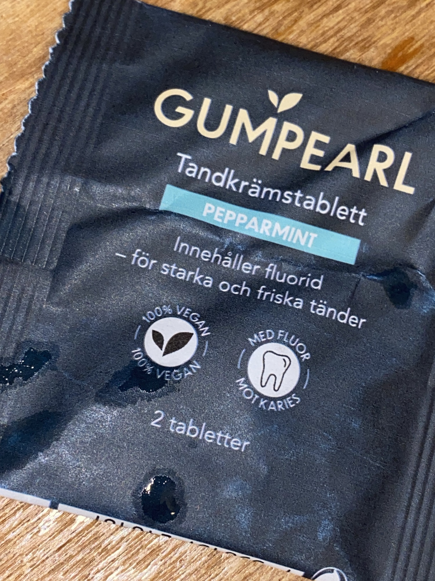 Gumpearl tandkrämstablett